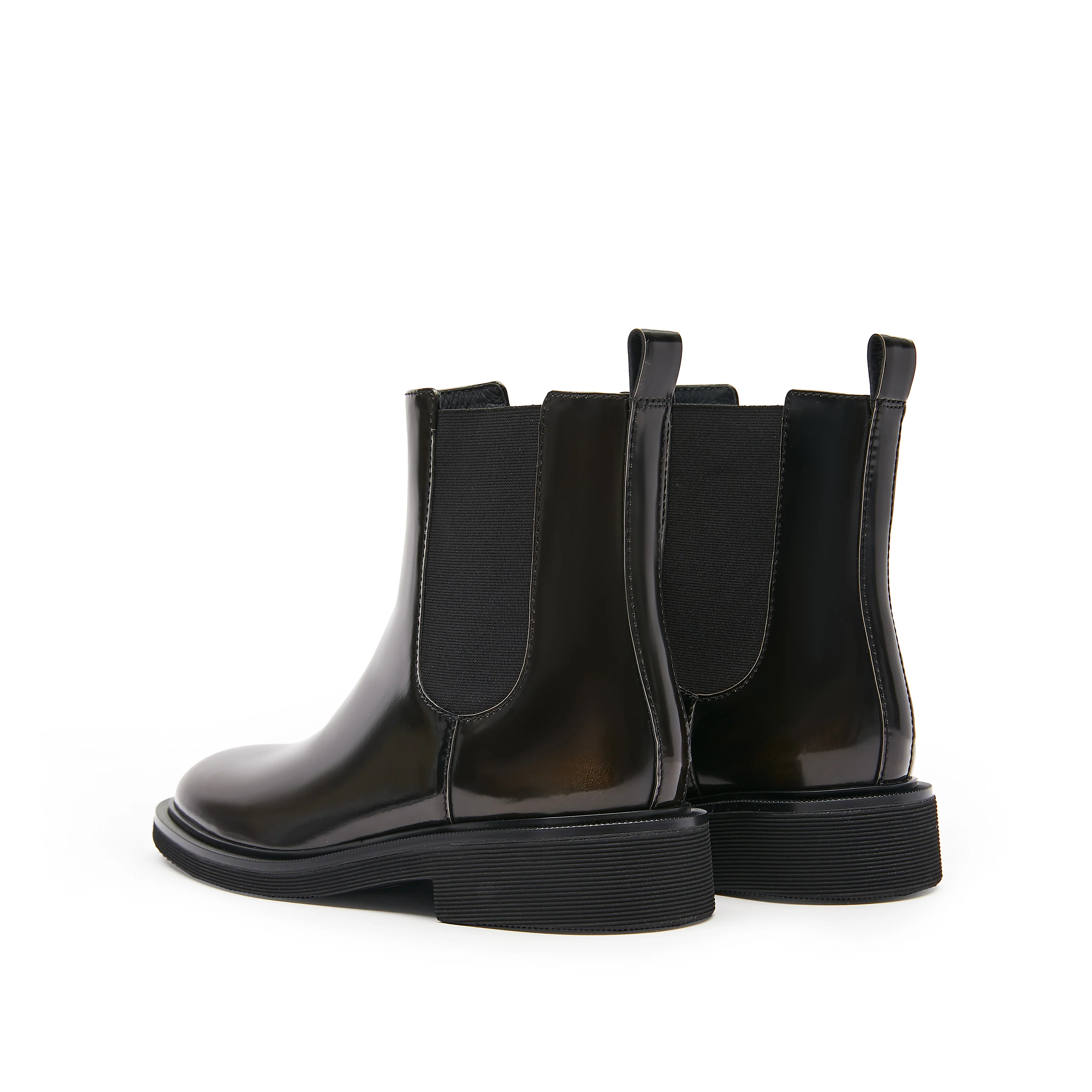 Brown Brushed Boxy Charles Boots - Image 3