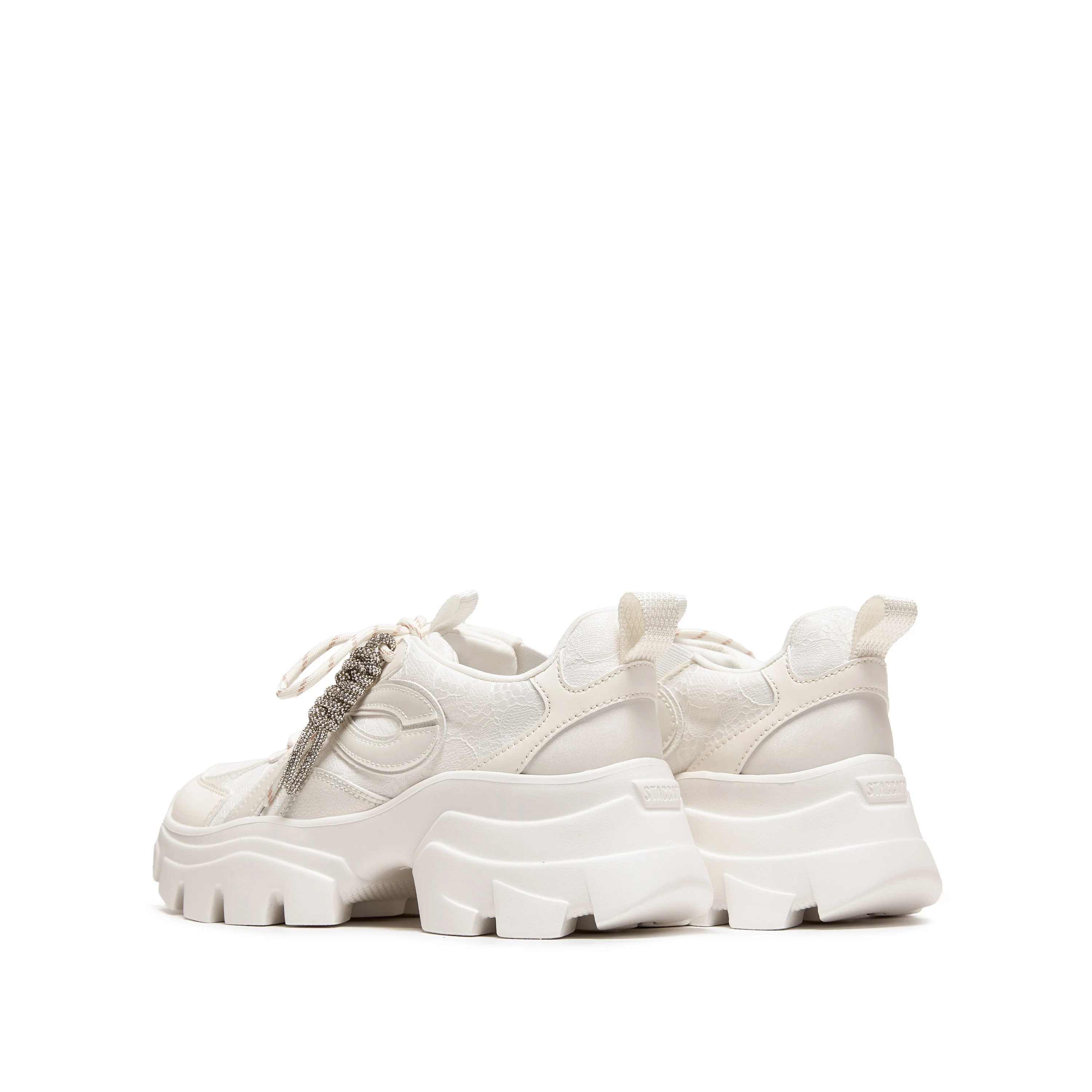 White X Woman Lace Chunky Sneakers - Image 3