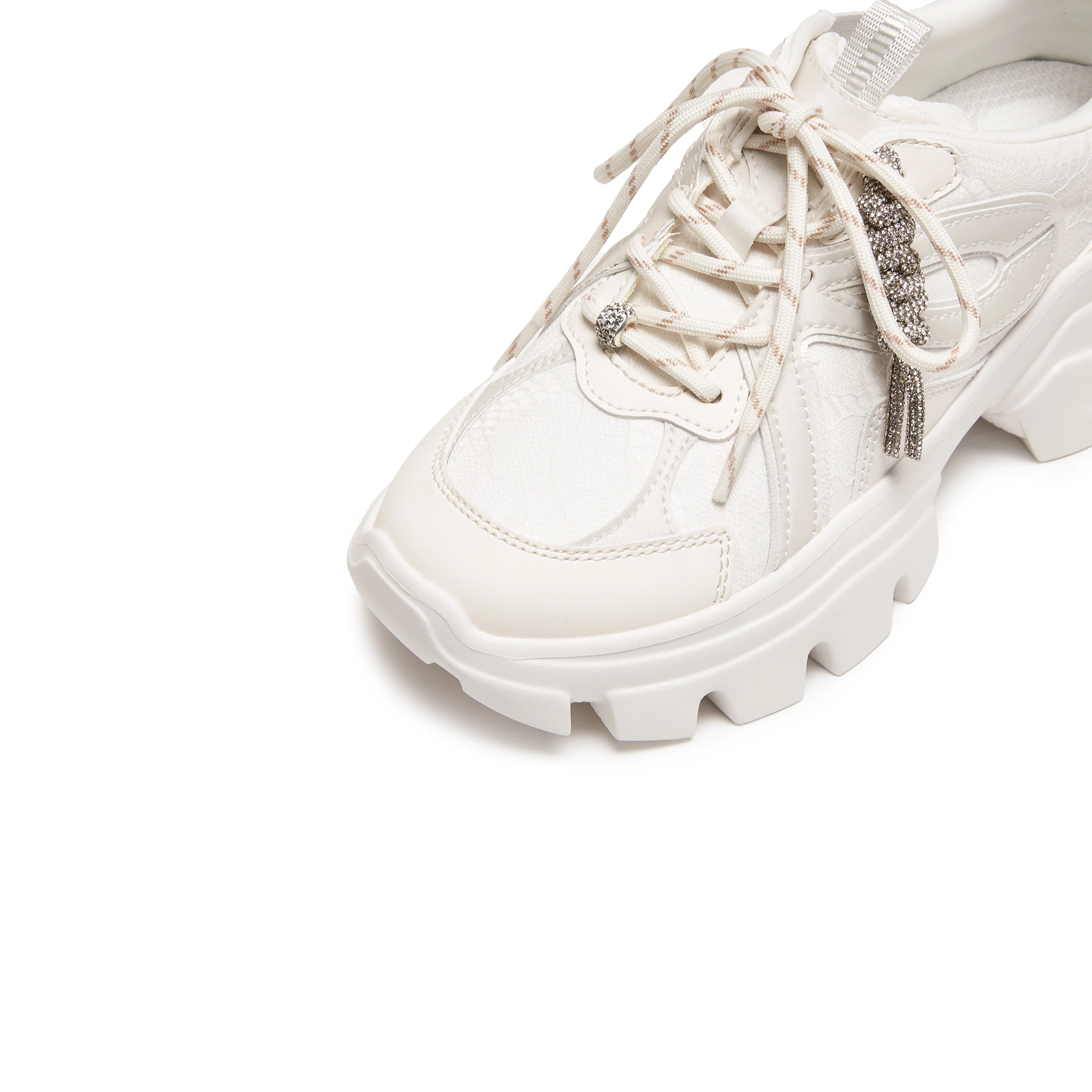 White X Woman Lace Chunky Sneakers - Image 5