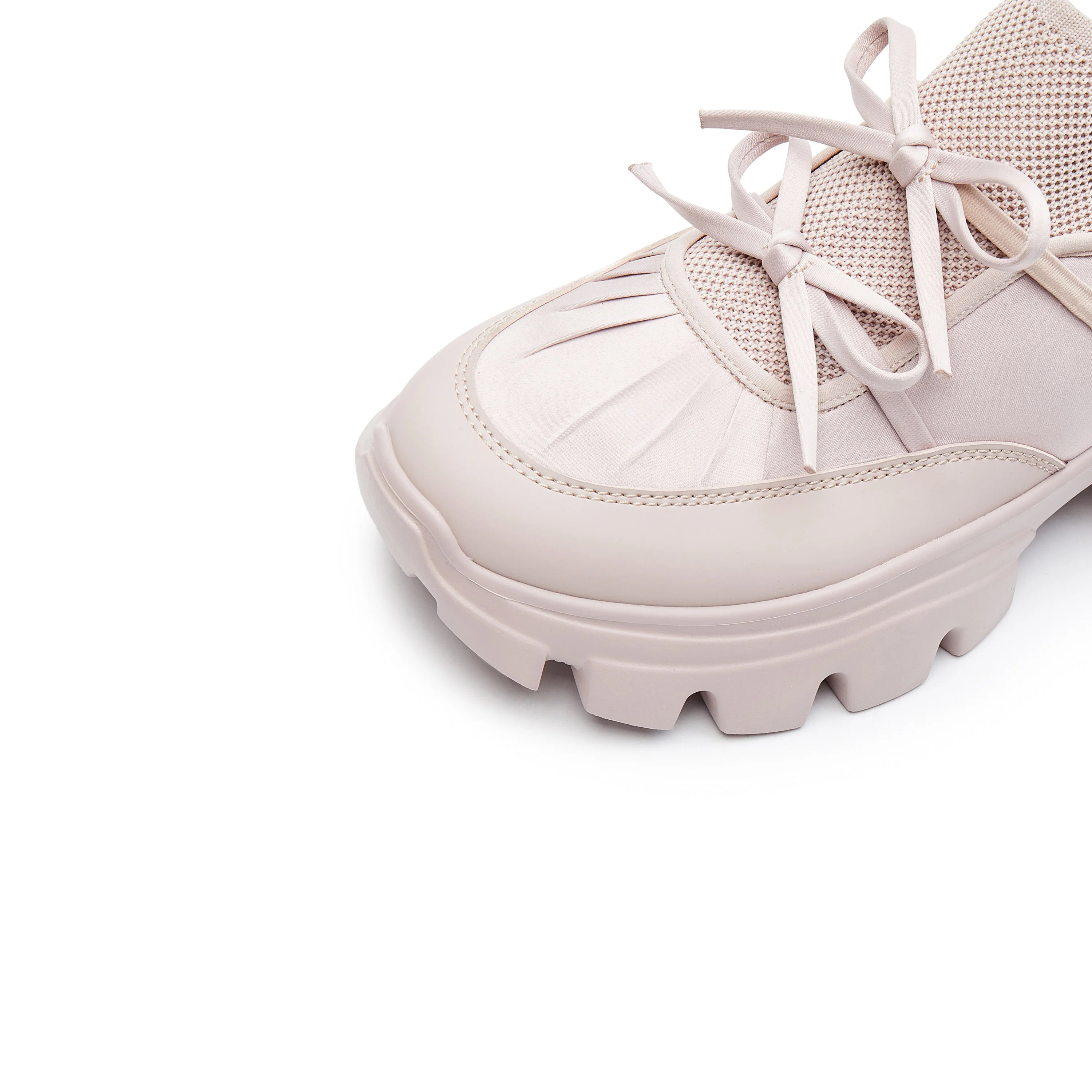 Pastel Bows Satin Chunky Sneakers - Image 5