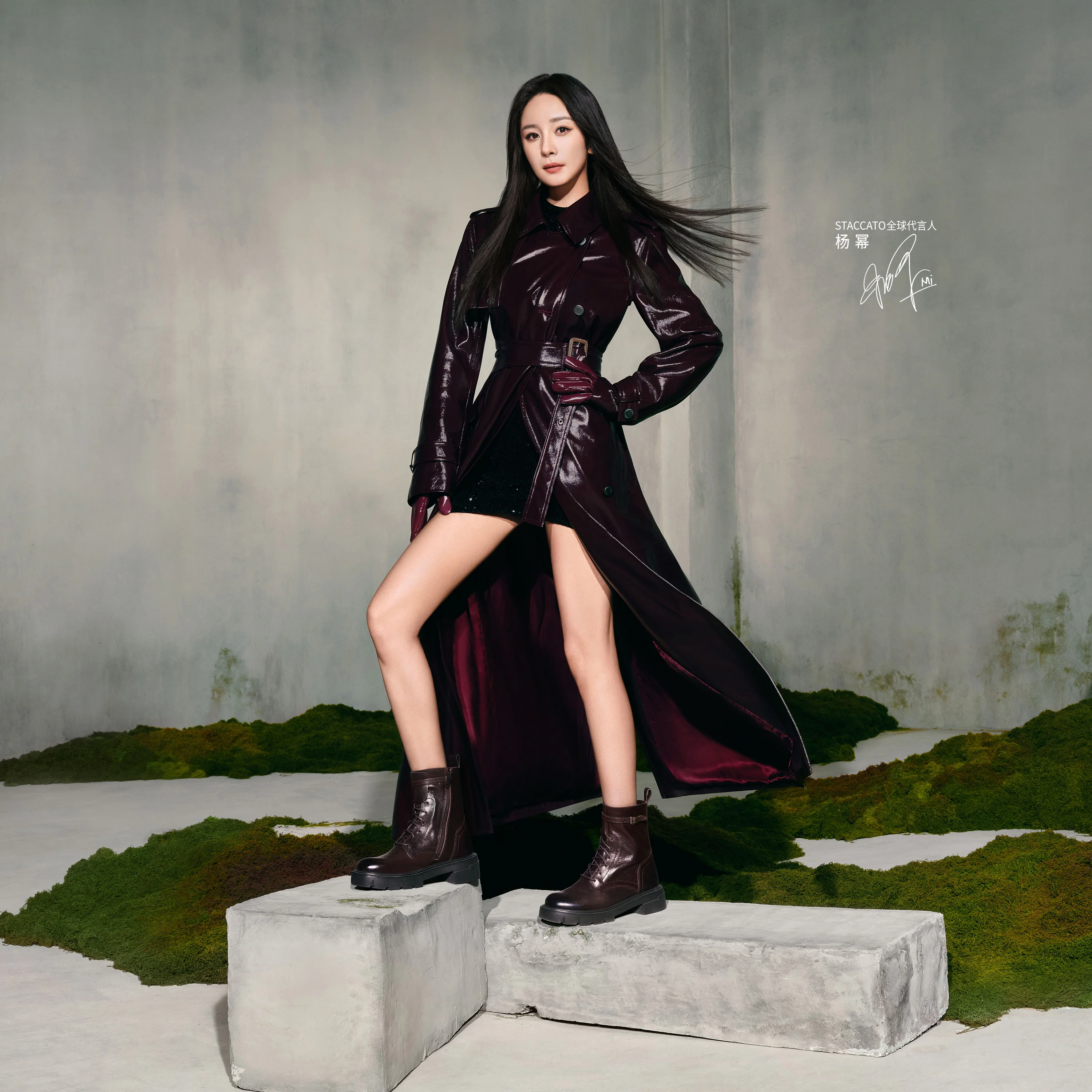 Dark Brown Buckle Strap Combat Boots - Image 6