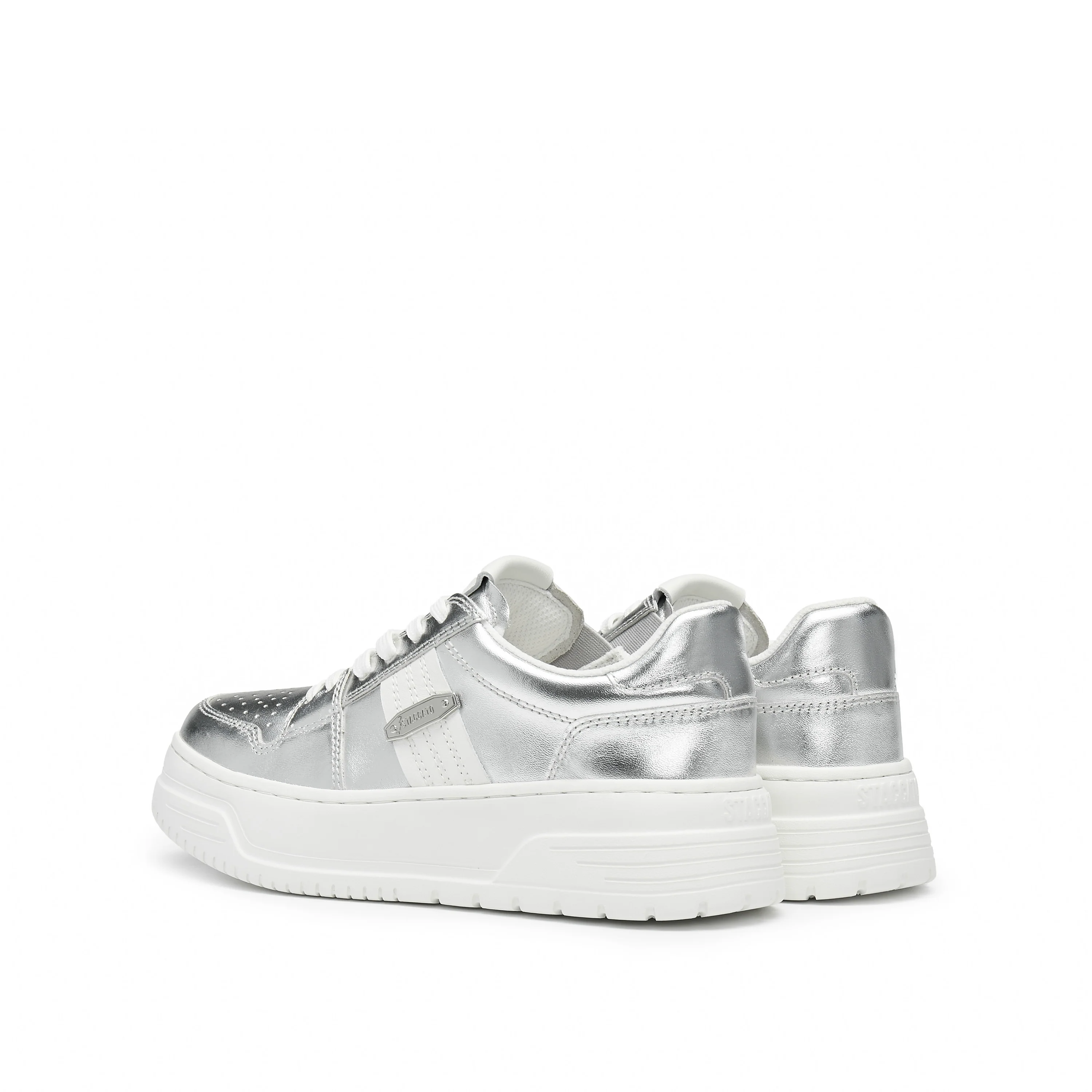 Silver handicraft Embellishment Platform Sneakers - Image 3
